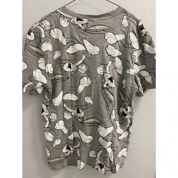 DIVIDED H&M LOONEY TUNES BUGS BUNNY WOMENS SHIRT SIZE SMALL - PERFECT CONDITION - Picture 4 of 5
